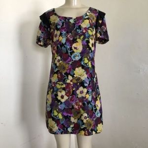RARE Betsey Johnson Floral SILK Party Shift USA